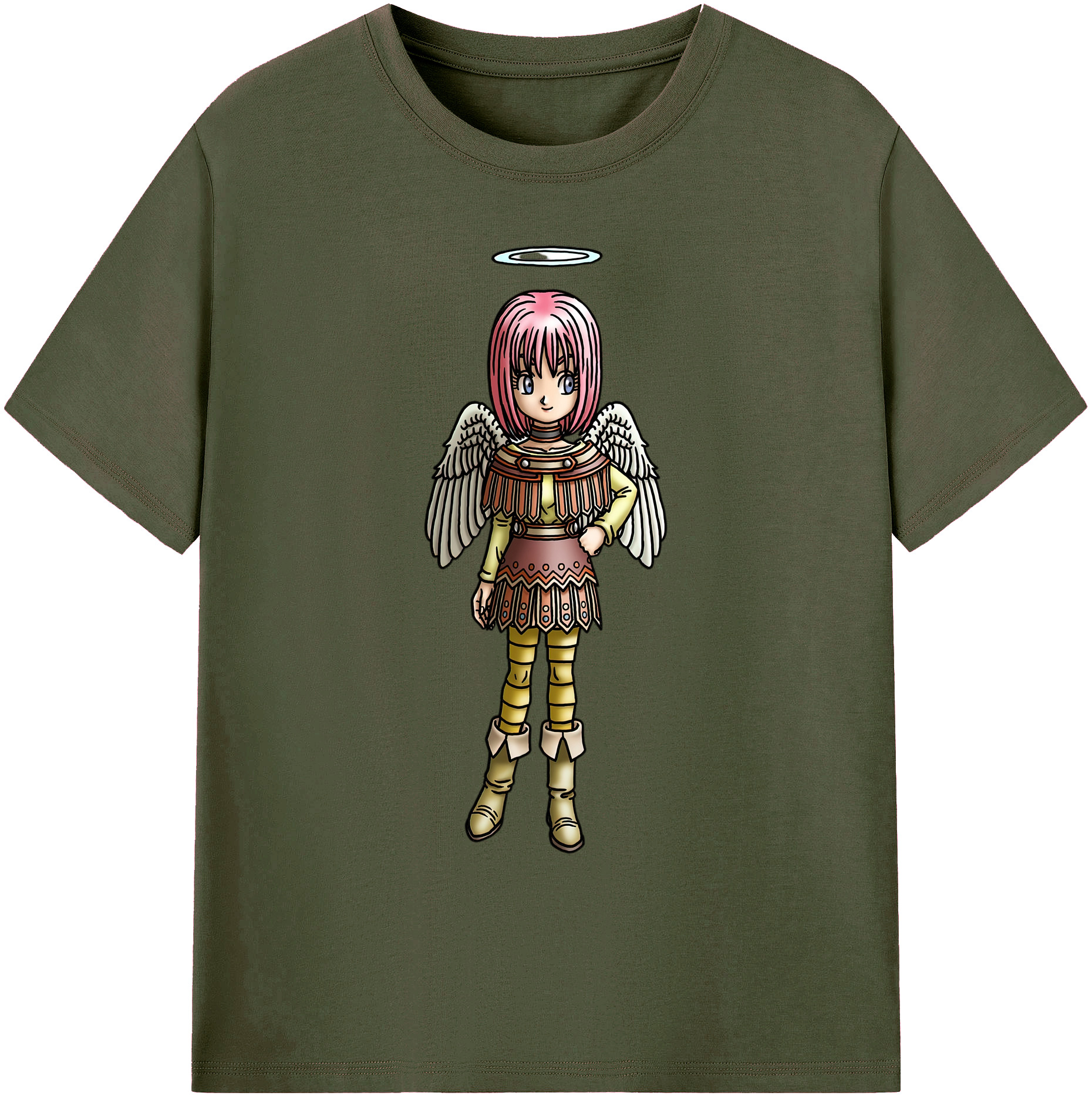 （画像用） ドラゴンクエスト Doragon Kuesuto Dragon Quest 綿100％ メンズ半袖Tシャツ｜肌触りやわらか＆通気性